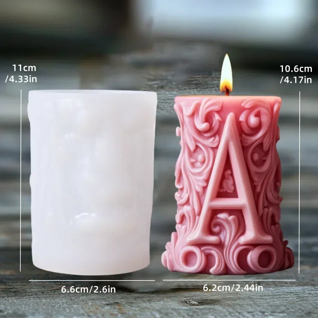 Lavender Relief Candle Mold - Caleto