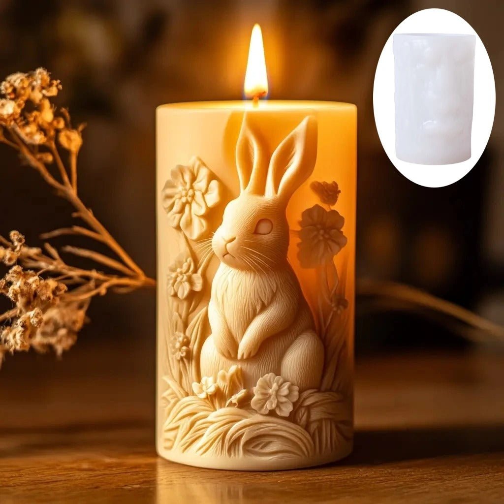 Cute Rabbit Candle Mold - Caleto