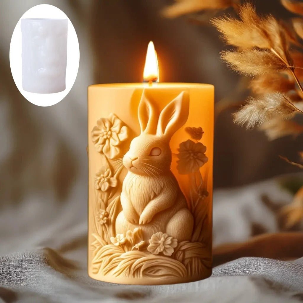 Cute Rabbit Candle Mold - Caleto