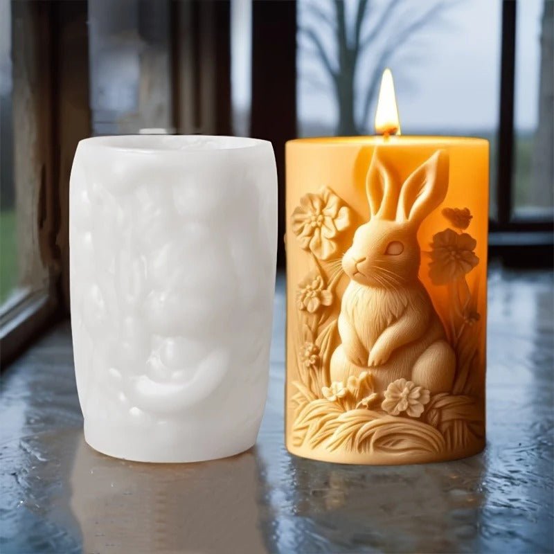 Cute Rabbit Candle Mold - Caleto