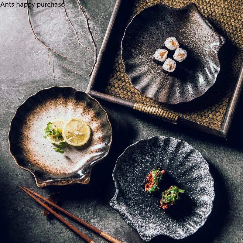 Irregular Shell Dinner Plate - Caleto