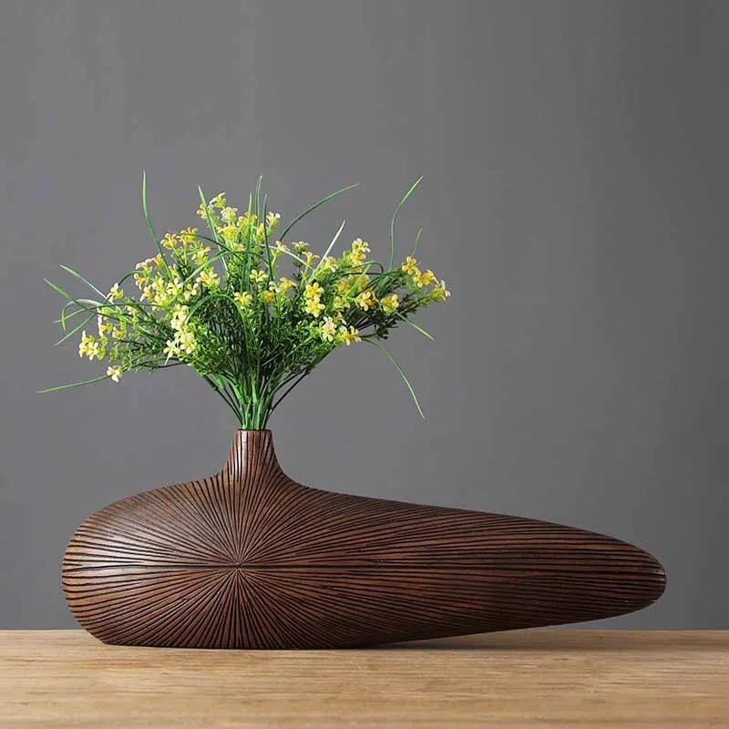 Modern Resin Vase - Caleto