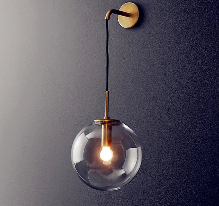 Nordic Glass Wall Lamp - Caleto