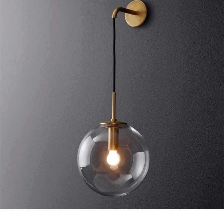 Nordic Glass Wall Lamp - Caleto