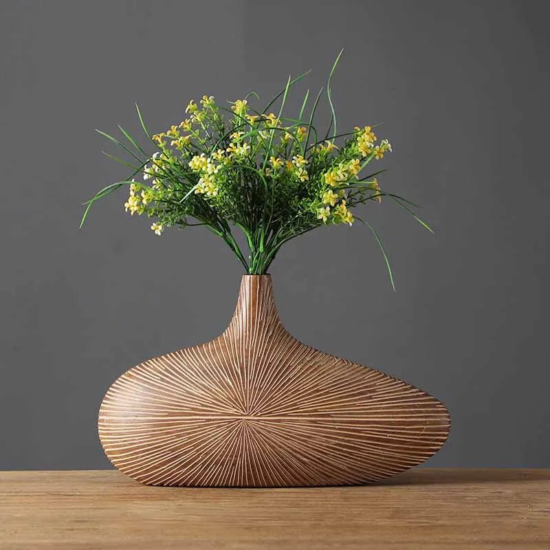 Modern Resin Vase - Caleto