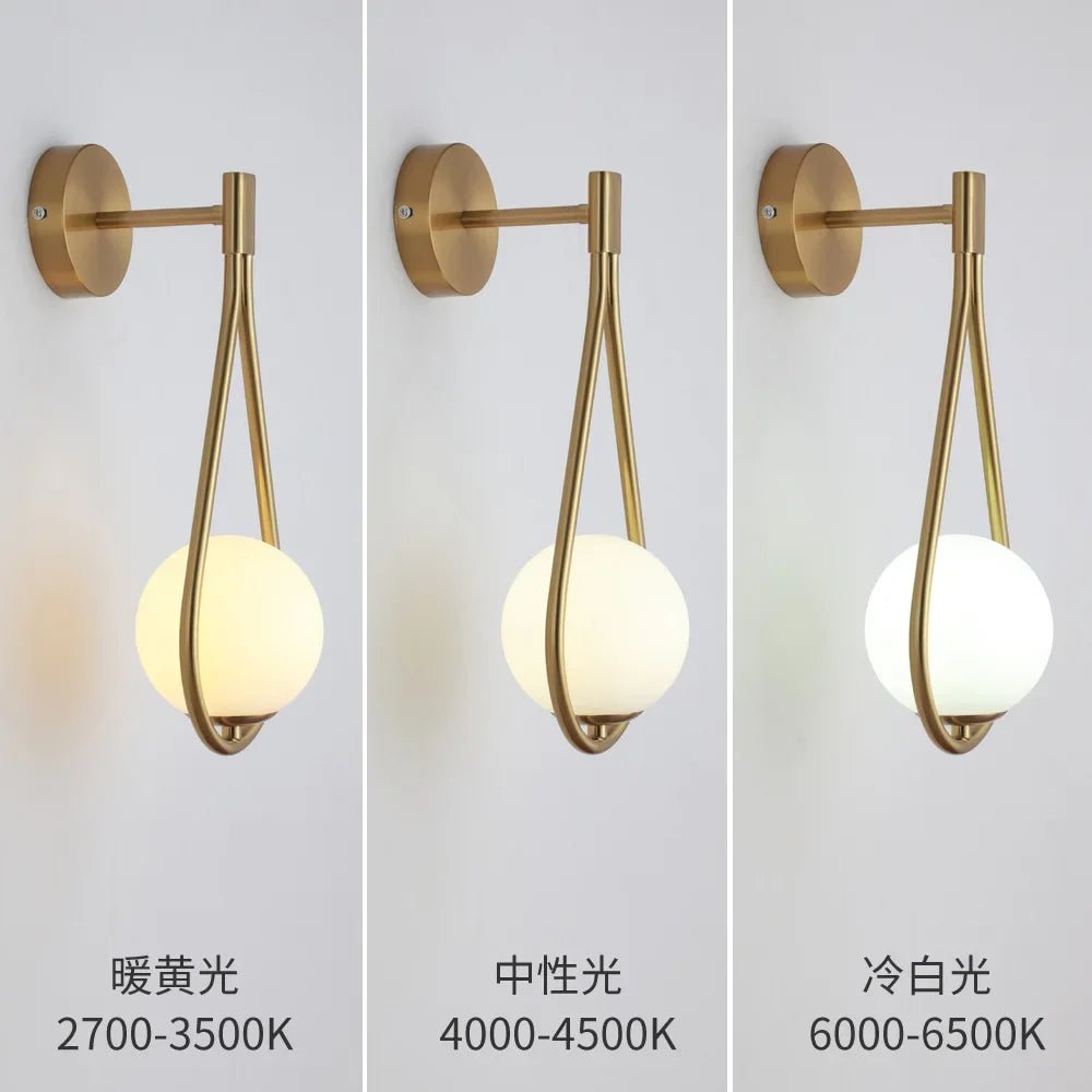 Luxury Glass Wall Sconce - Caleto