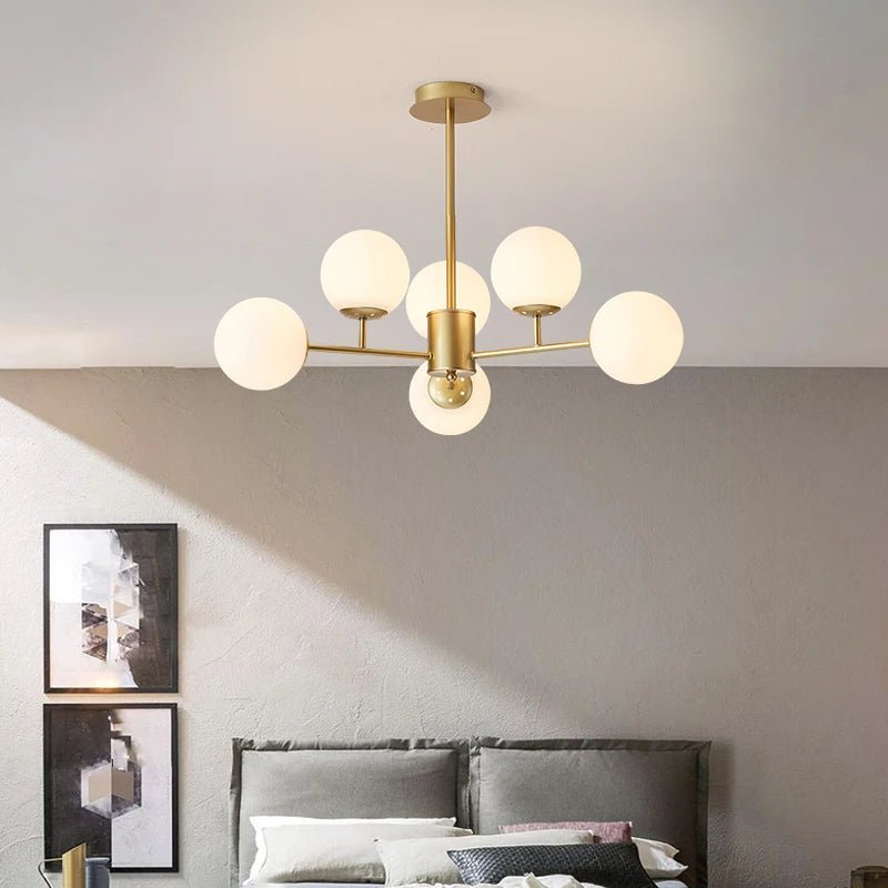 Modern Glass Chandelier - Caleto