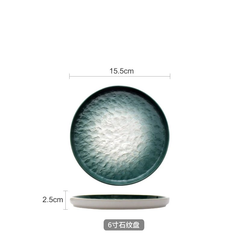 Nordic Gradient Emerald Plate - Caleto