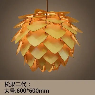 Chinese Wood Pendant Light - Caleto