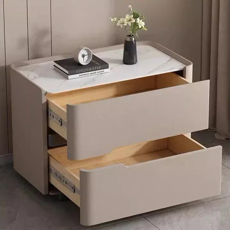 Modern Solid Wood Nightstand