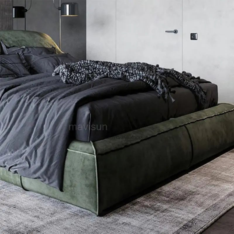 Modern Wooden Bed Frame - Caleto