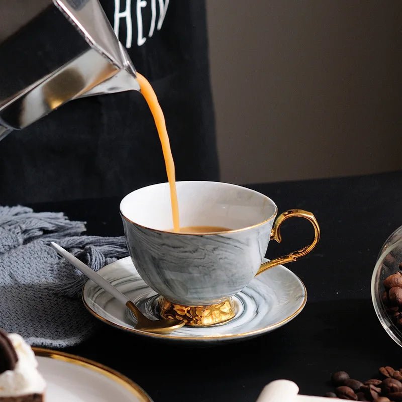 Nordic Marble Ceramic Cup - Caleto