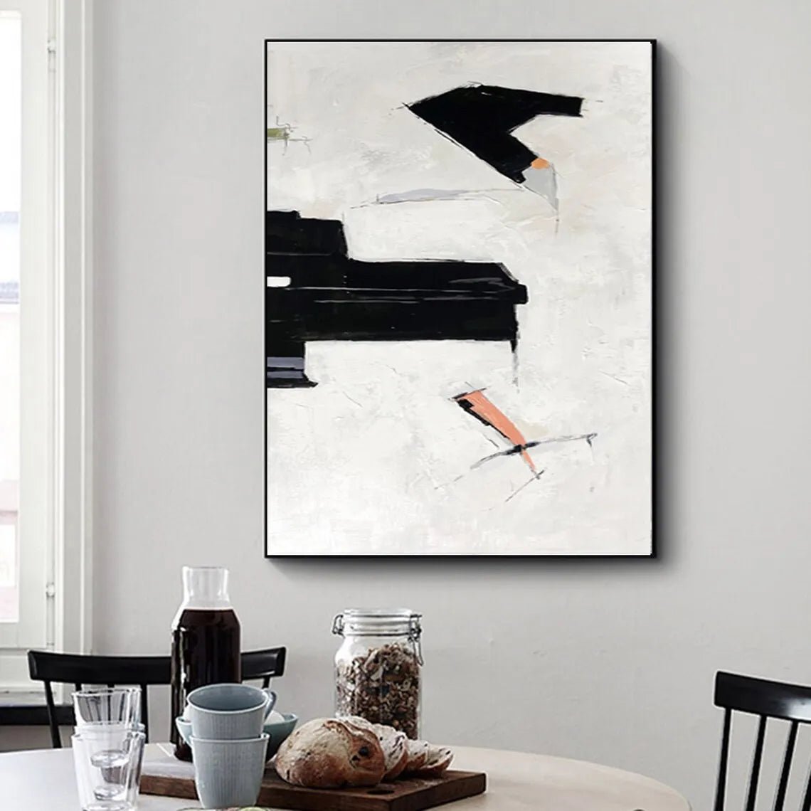 Brown Abstract Textured Art - Caleto