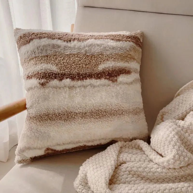 Double - Sided Plush Pillow Cover - Caleto