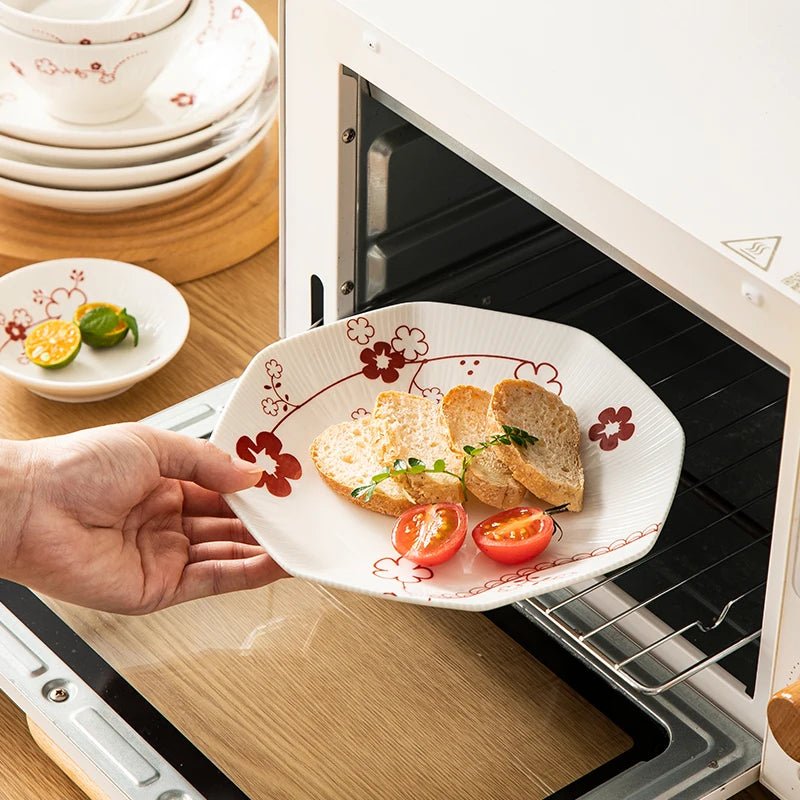 Floral Ceramic Dinner Set - Caleto
