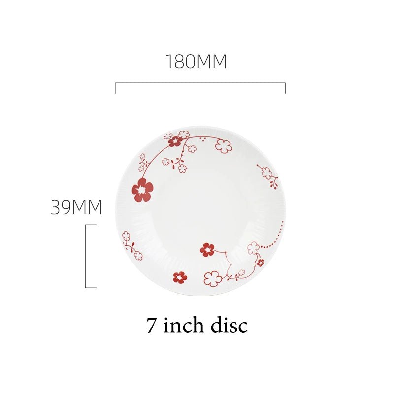 Floral Ceramic Dinner Set - Caleto