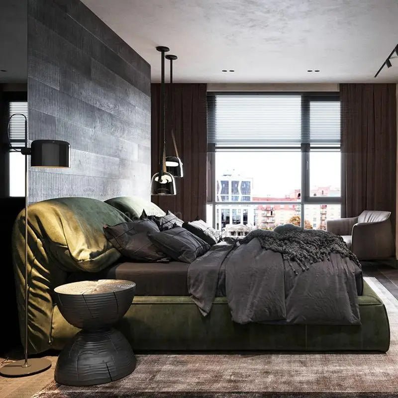 Modern Wooden Bed Frame - Caleto