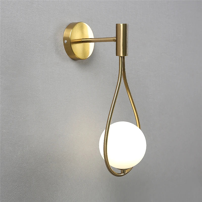 Luxury Glass Wall Sconce - Caleto