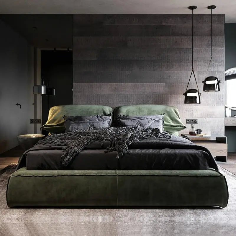 Modern Wooden Bed Frame - Caleto