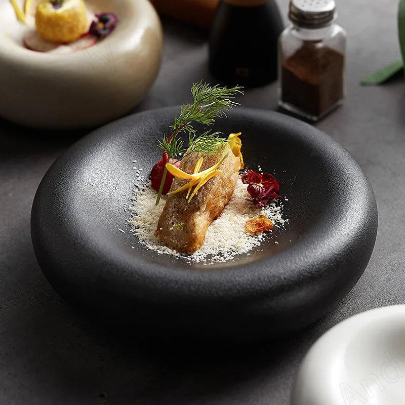 Round Ceramic Plate - Caleto
