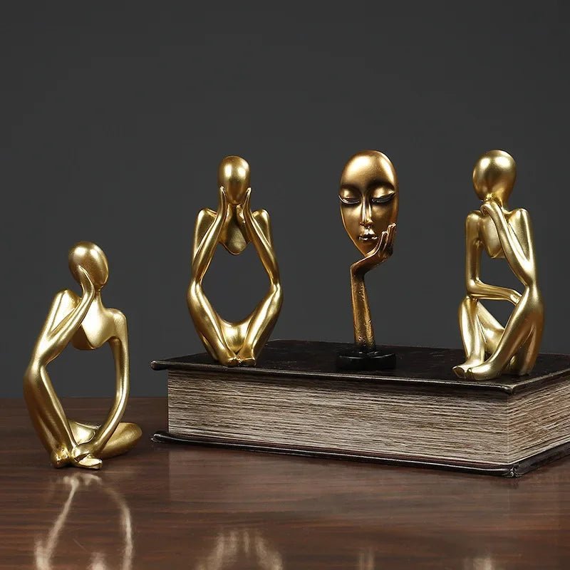Thinker Yoga Sculpture - Caleto