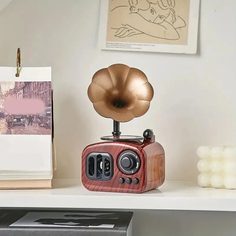 Vintage Gramophone Music Box - Caleto