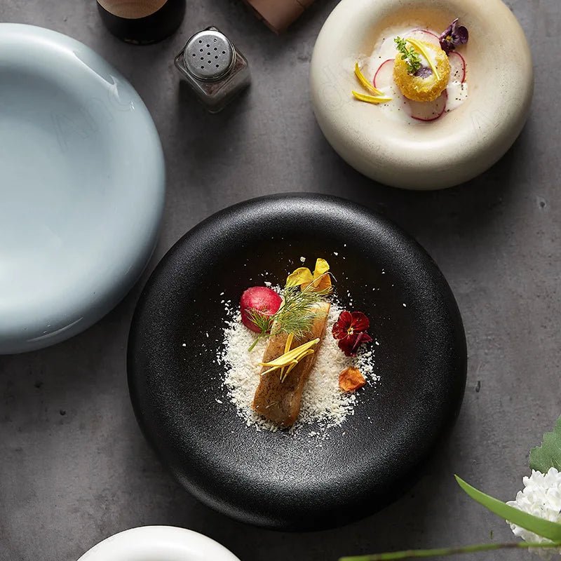 Round Ceramic Plate - Caleto