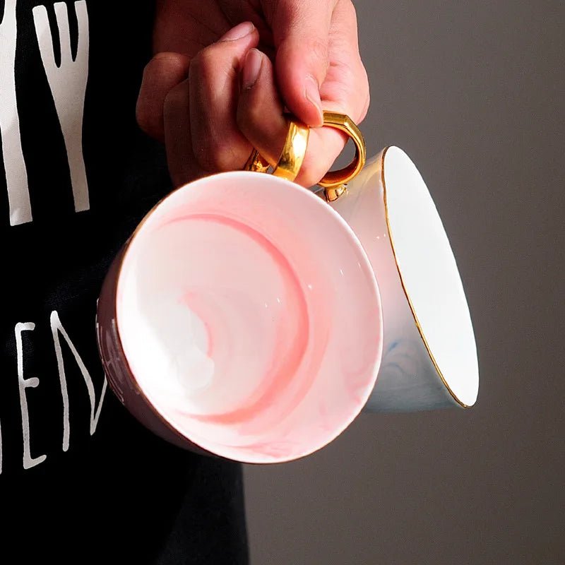 Nordic Marble Ceramic Cup - Caleto