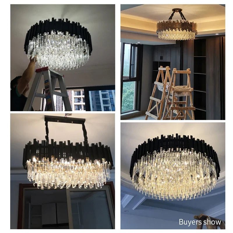 Modern Crystal Chandelier - Caleto
