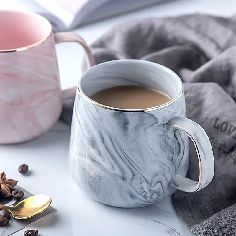Nordic Marbled Ceramic Mug - Caleto