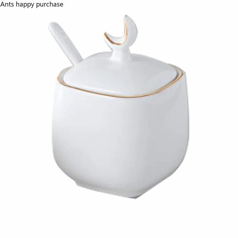 Ceramic Covered Storage Jar - Caleto