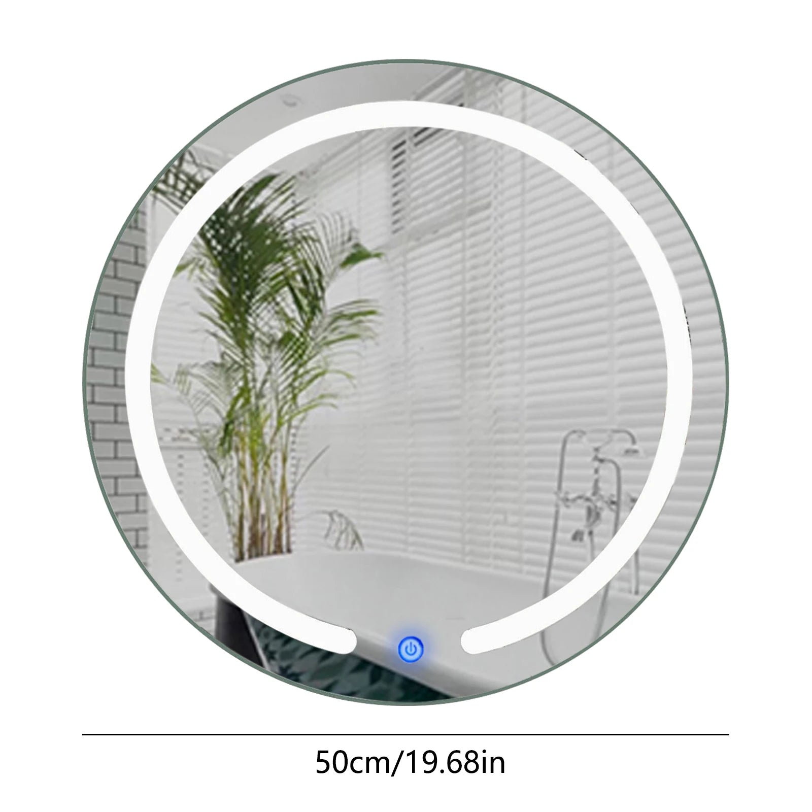 Round LED Bathroom Mirror - Caleto