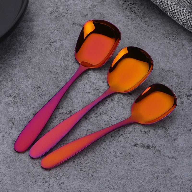 Stainless Steel Colorful Spoons - Caleto