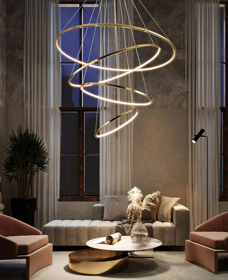 Modern Ring Chandelier - Caleto