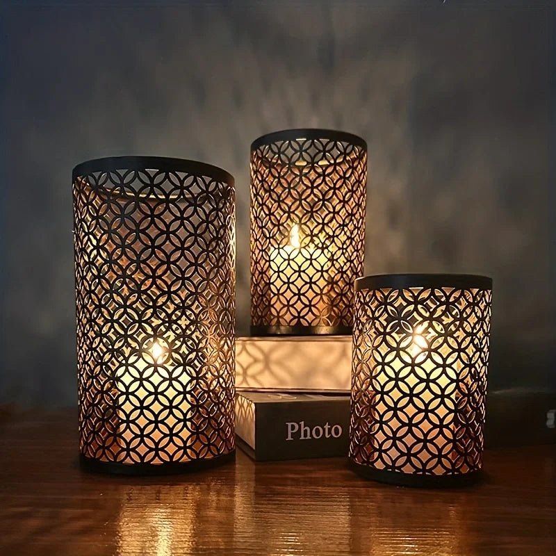 Nordic Iron Candle Holders - Caleto