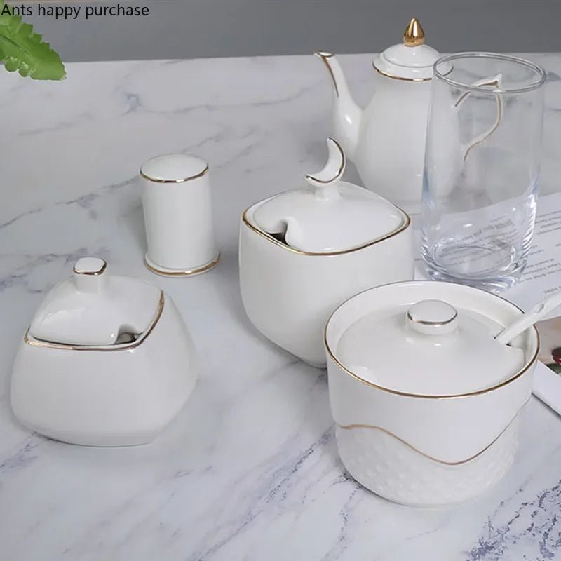 Ceramic Covered Storage Jar - Caleto