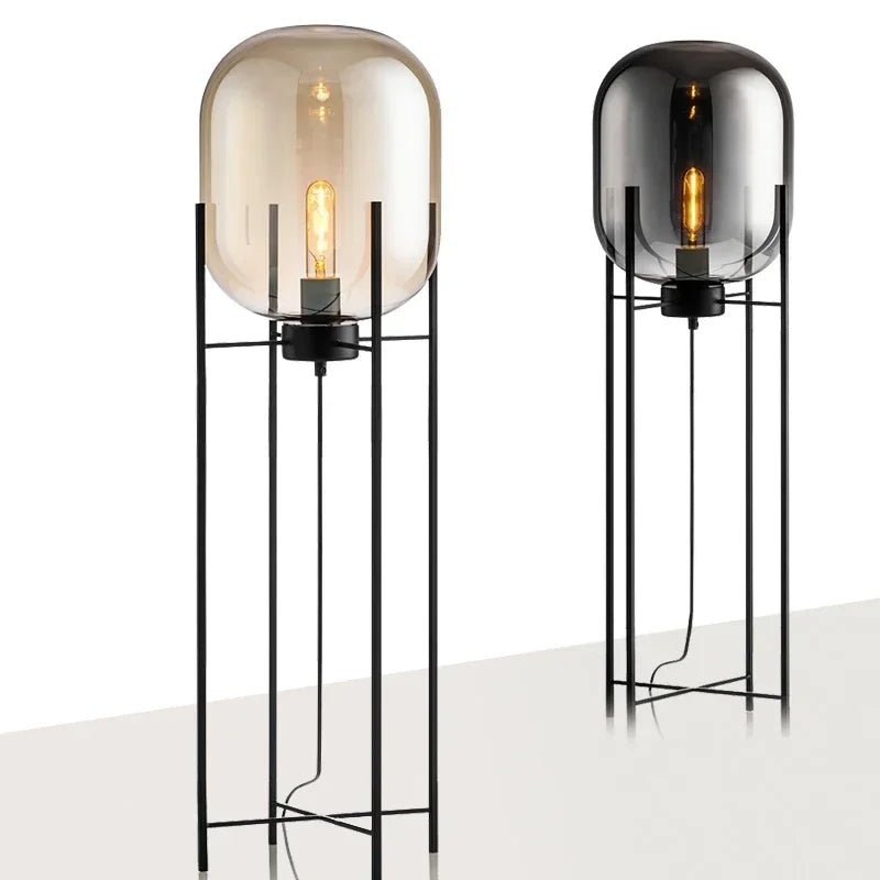 Nordic Glass Floor Lamp - Caleto