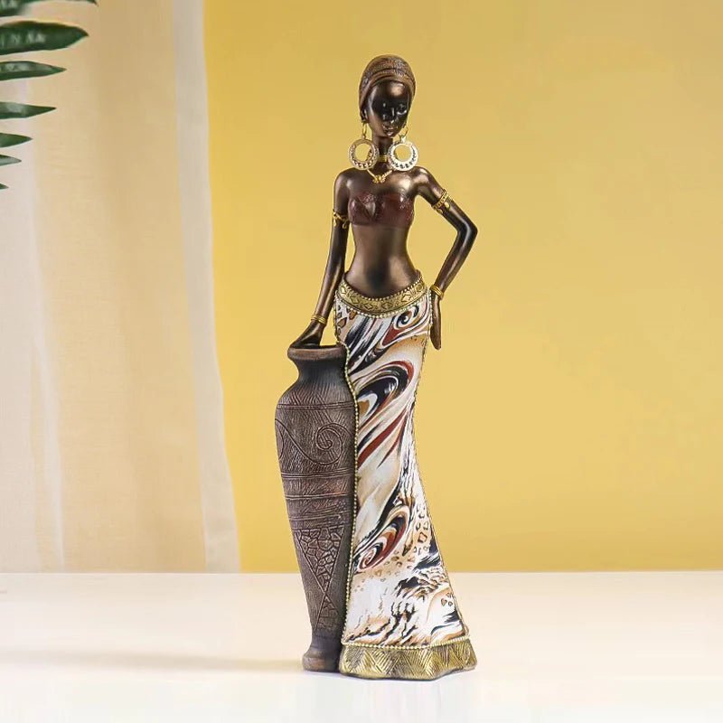 African Woman Sculpture - Caleto
