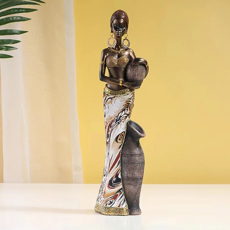 African Woman Sculpture - Caleto