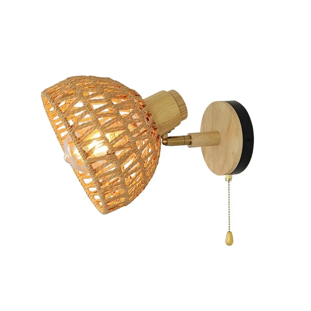 Rattan Wall Lamp - Caleto