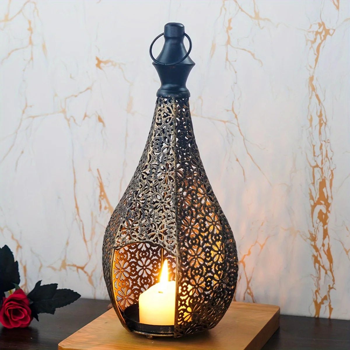 Vintage Lantern Candle Holder - Caleto