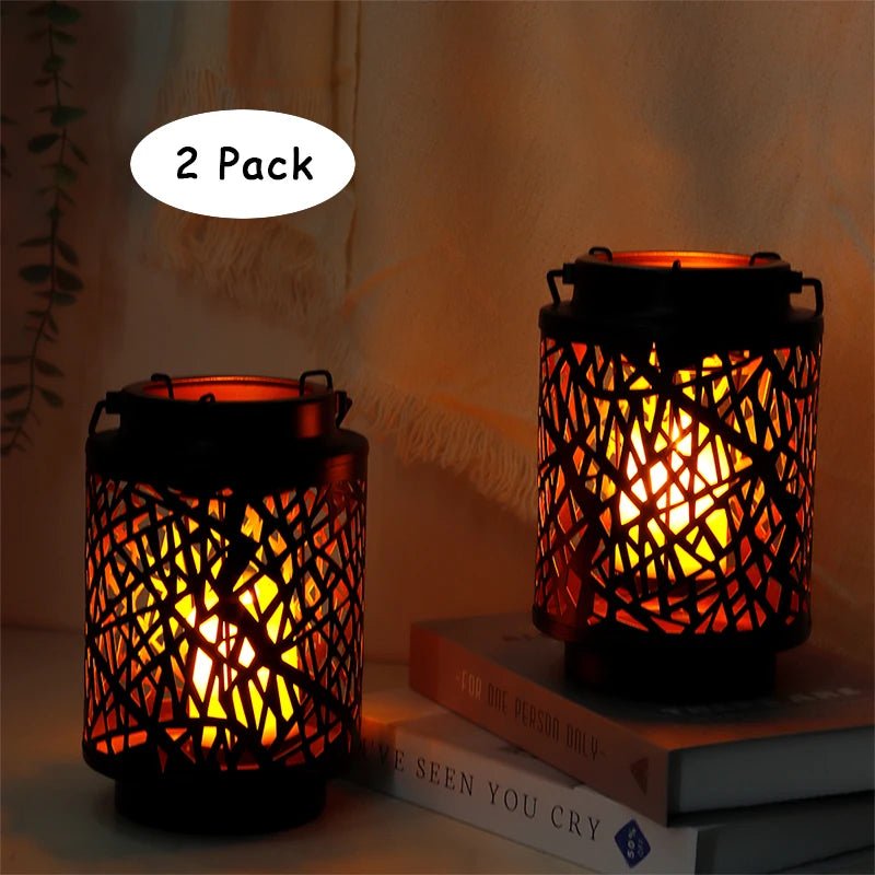 Irregular Metal Candle Holders - Caleto