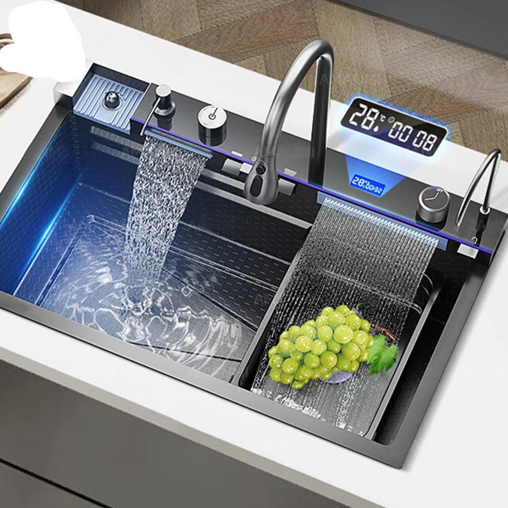Waterfall Kitchen Sink - Caleto