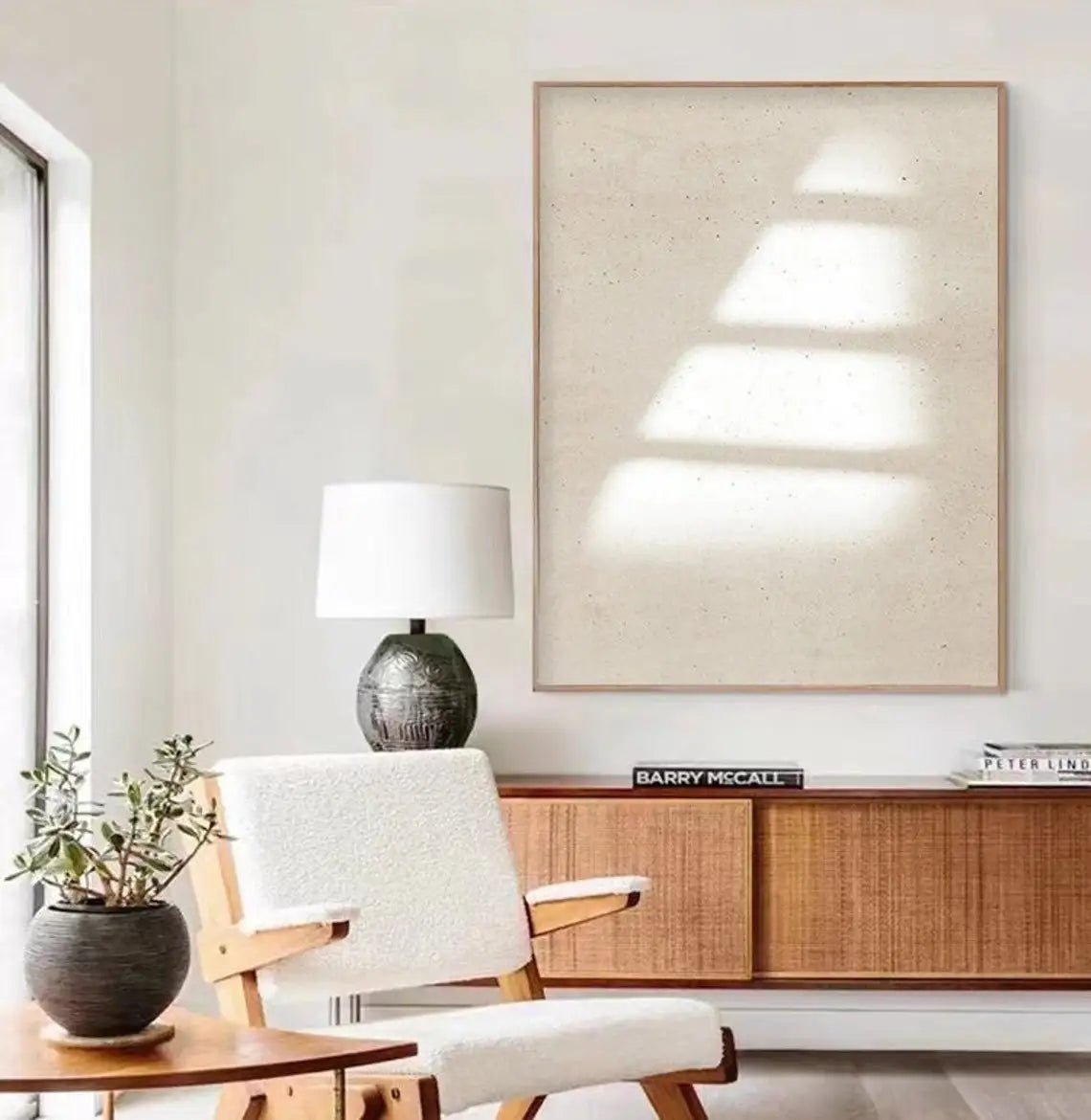 Brown Abstract Textured Art - Caleto