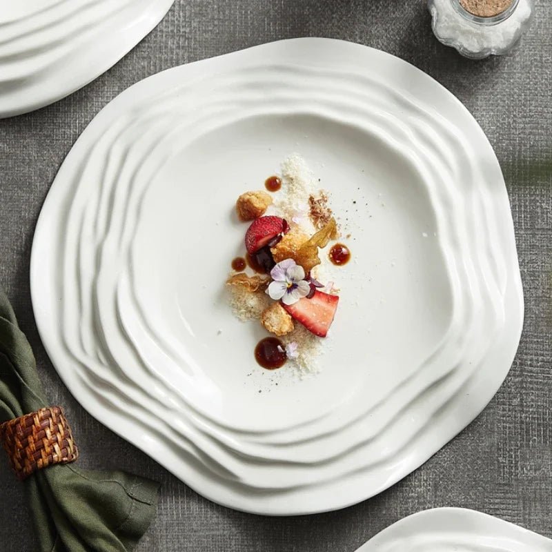 Artistic Shaped Ceramic Dish - Caleto