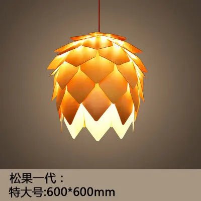 Chinese Wood Pendant Light - Caleto