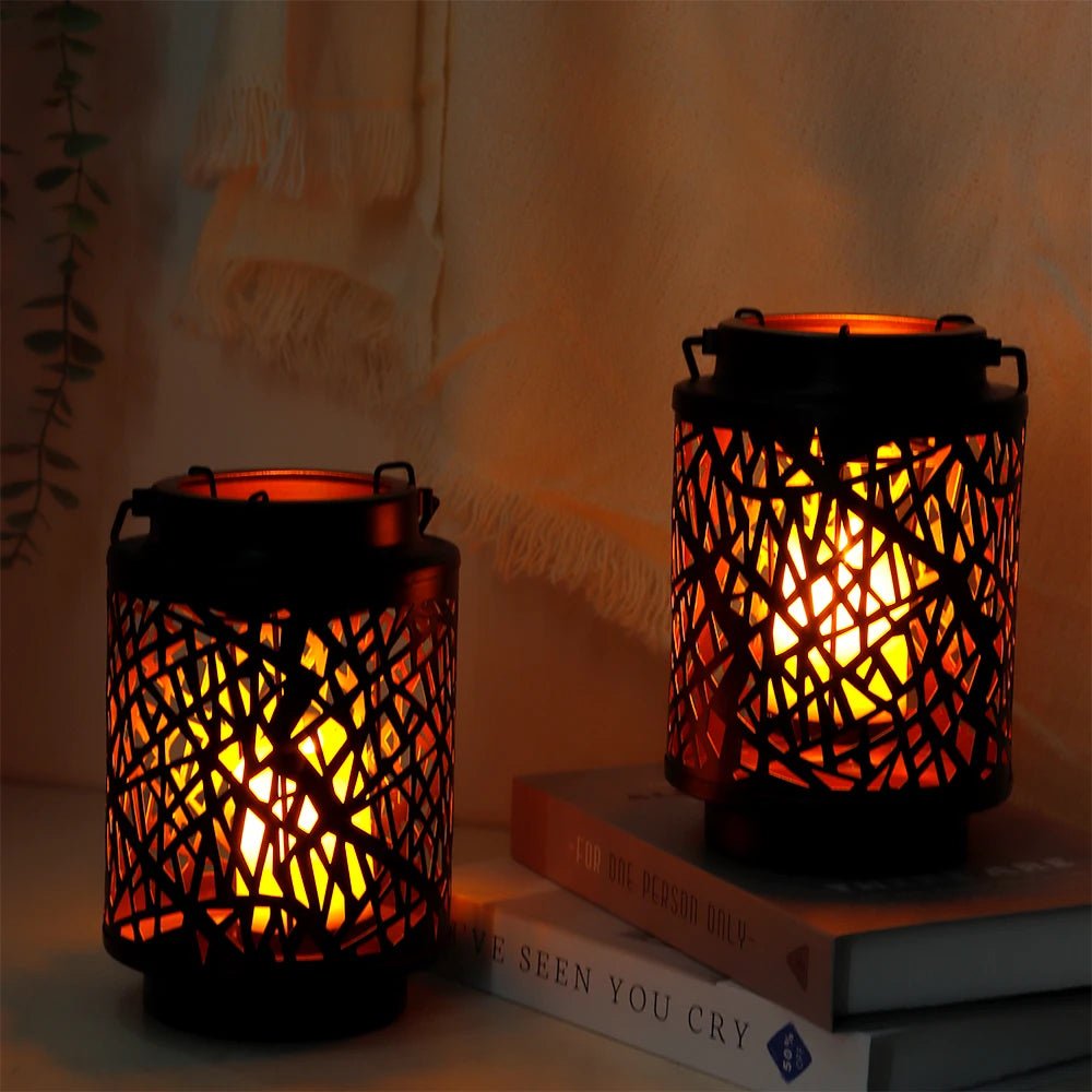 Irregular Metal Candle Holders - Caleto