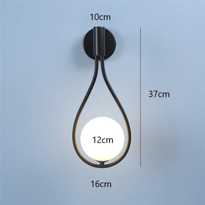 Luxury Glass Wall Sconce - Caleto