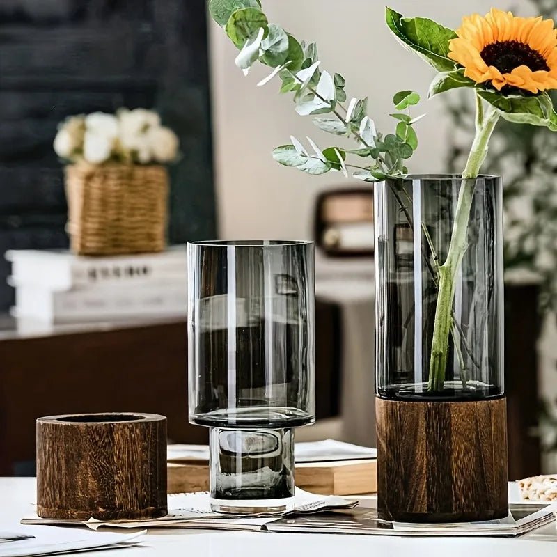 Glass Decorative Vase - Caleto