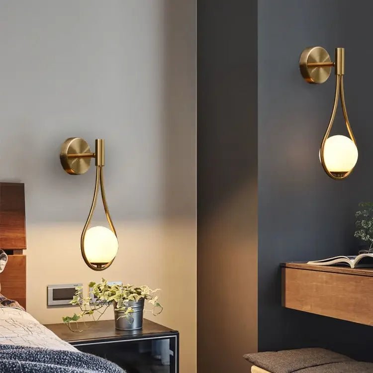 Luxury Glass Wall Sconce - Caleto